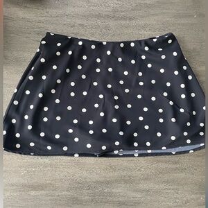 Abercrombie & Fitch Black and White Polka Dot Skirt
